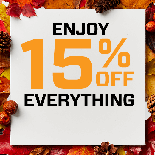 Enjoy 15% Off Everything
