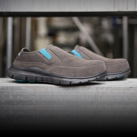 hytest slip on safety shoes